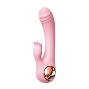 Vibrador Doble con Succión y Calor